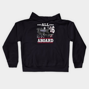 All Aboard - Trump Train Deplorable Express Kids Hoodie